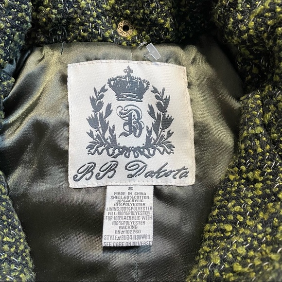 BB Dakota Durable Heavyweight Knit Polyester Winter Vest Removable Hood Small - Picture 2 of 6